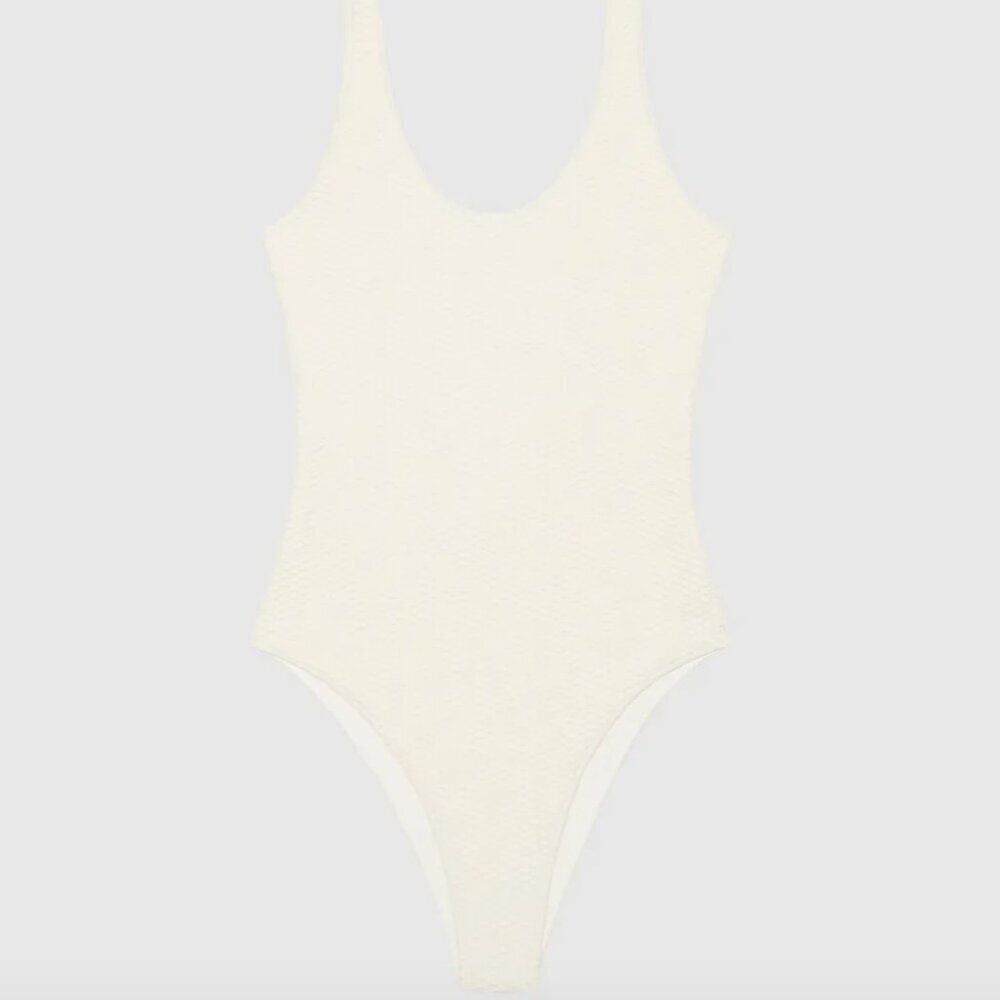 ANINE BING Jace One Piece In Color Cream - Picture 3 of 8